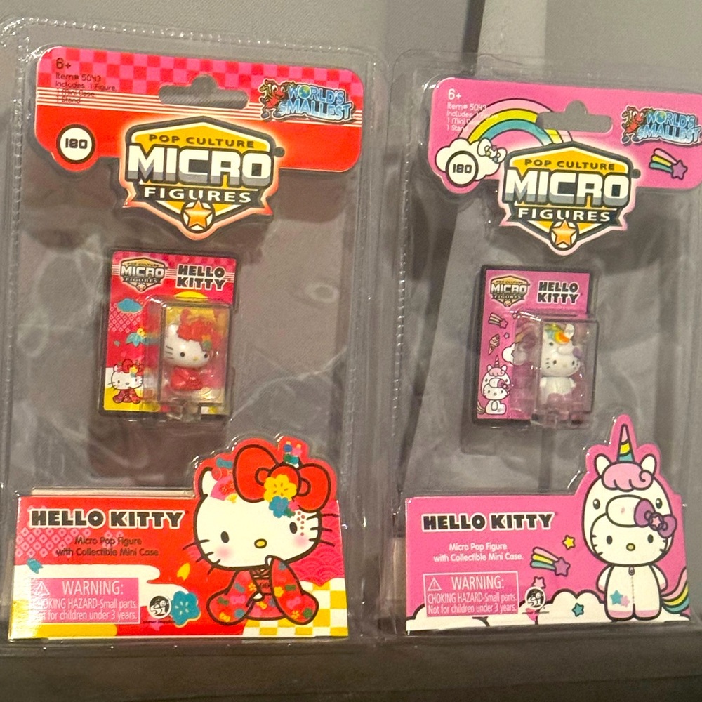 Hello Kitty World’s Smallest Micro Figures Bundle NEW